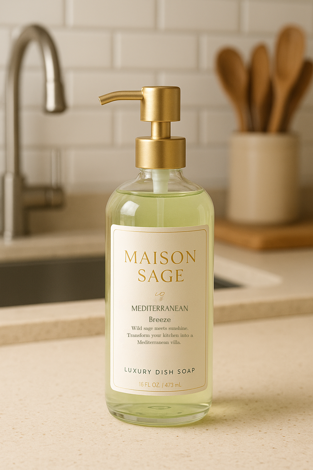 Mediterranean Breeze - Luxury Dish Soap