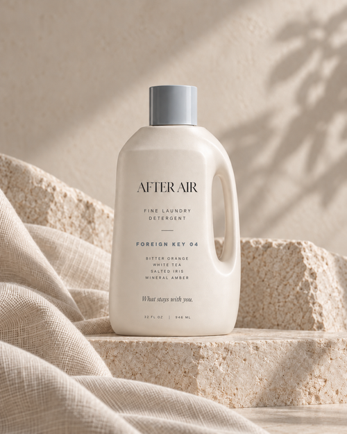 AFTER AIR FOREIGN KEY 04 fine laundry detergent in bone bottle